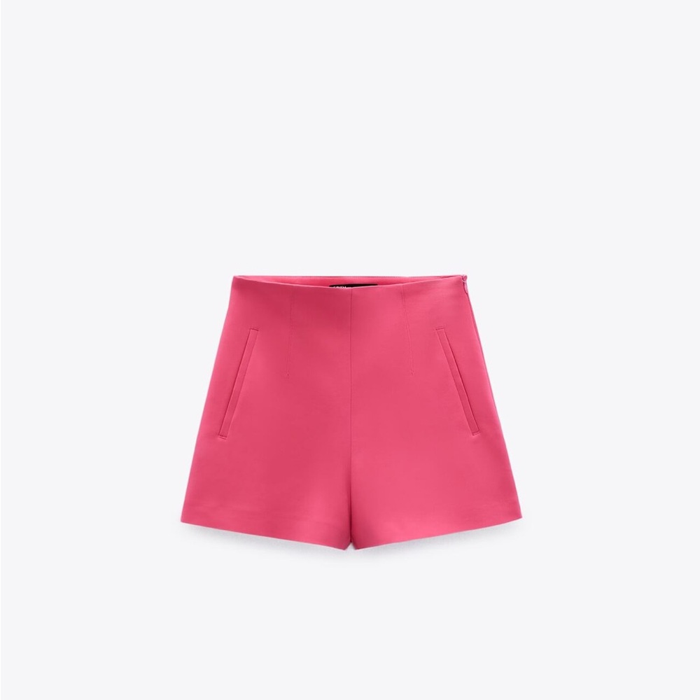 Zara pink high waisted shorts